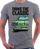 Drive The Classic Chevrolet Corvair 1st Gen 1962. T-shirt in Heather Grey Color