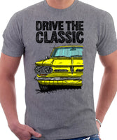 Drive The Classic Chevrolet Corvair 1st Gen 1962. T-shirt in Heather Grey Color