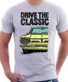 Drive The Classic Chevrolet Corvair 1st Gen 1962. T-shirt in White Color