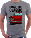 Drive The Classic Chevrolet Corvair 1st Gen 1963. T-shirt in Heather Grey Color