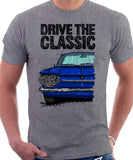 Drive The Classic Chevrolet Corvair 1st Gen 1963. T-shirt in Heather Grey Color