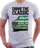 Drive The Classic Chevrolet Corvair 1st Gen 1963. T-shirt in White Color