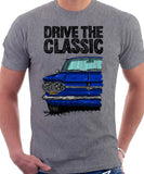 Drive The Classic Chevrolet Corvair 1st Gen 1964. T-shirt in Heather Grey Color