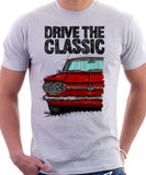 Drive The Classic Chevrolet Corvair 1st Gen 1964. T-shirt in White Color