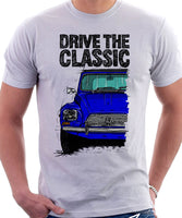 Drive The Classic Citroen Dyane Early Model (Black Roof). T-shirt in White Colour