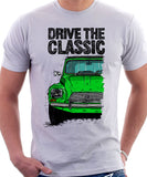 Drive The Classic Citroen Dyane Early Model (Black Roof). T-shirt in White Colour