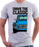 Drive The Classic Citroen Dyane Early Model. T-shirt in White Colour