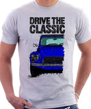 Drive The Classic Citroen Dyane Late Model (Black Roof). T-shirt in White Colour