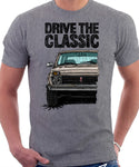 Drive The Classic Lada Niva Early Model. T-shirt in Heather Grey Color