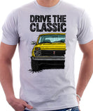 Drive The Classic Lada Niva Early Model. T-shirt in White Color