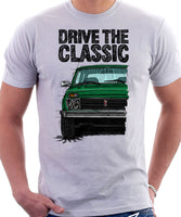 Drive The Classic Lada Niva Early Model. T-shirt in White Color