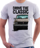 Drive The Classic Lada Niva Early Model. T-shirt in White Color