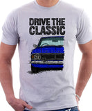 Drive The Classic Ford Cortina Mk2 Bumper Halogen. T-shirt in White Colour