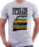 Drive The Classic Ford Cortina Mk2 Grille Halogen. T-shirt in White Colour