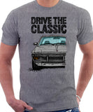 Drive The Classic Fiat X1/9 US Model. T-shirt in Heather Grey Colour