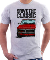 Drive The Classic Fiat X1/9 US Model. T-shirt in White Colour