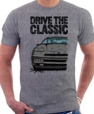 Drive The Classic Ford Probe 1.  Front Version 1. T-shirt in Heather Grey Colour