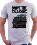 Drive The Classic Ford Probe 1.  Front Version 1. T-shirt in White Colour