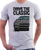 Drive The Classic Ford Probe 1.  Front Version 1. T-shirt in White Colour