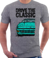 Drive The Classic Ford Probe 1.  Front Version 2. T-shirt in Heather Grey Colour