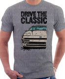 Drive The Classic Ford Probe 1.  Front Version 3. T-shirt in Heather Grey Colour