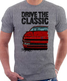 Drive The Classic Ford Probe 1.  Front Version 3. T-shirt in Heather Grey Colour