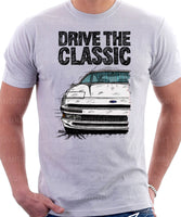 Drive The Classic Ford Probe 1.  Front Version 3. T-shirt in White Colour