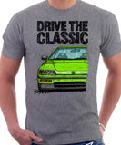 Drive The Classic Honda CRX 2nd Gen. T-shirt in Heather Grey Color.