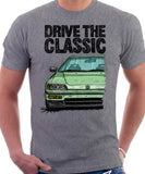 Drive The Classic Honda CRX Si 2nd Gen. T-shirt in Heather Grey Color.