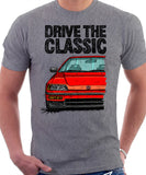 Drive The Classic Honda CRX Si 2nd Gen. T-shirt in Heather Grey Color.