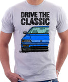 Drive The Classic Honda CRX Si 2nd Gen . T-shirt in White Color.