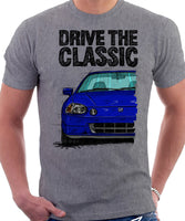 Drive The Classic Honda Del Sol CRX Early Model. T-shirt in Heather Grey Color.