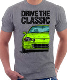 Drive The Classic Honda Del Sol CRX Early Model. T-shirt in Heather Grey Color.