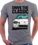 Drive The Classic Honda Del Sol CRX Early Model. T-shirt in Heather Grey Color.