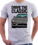 Drive The Classic Mazda RX7 FD Early Model. T-shirt in White Color