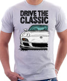 Drive The Classic Mazda RX7 FD Late Model. T-shirt in White Color