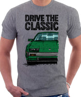 Drive The Classic Nissan 300ZX Z31 Early Model (Black Bumper). T-shirt in Heather Grey Colour.