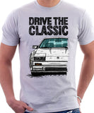 Drive The Classic Nissan 300ZX Z31 Early Model (Colour Bumper). T-shirt in White Colour