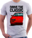 Drive The Classic Nissan 300ZX Z31 Early Model (Colour Bumper). T-shirt in White Colour