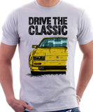 Drive The Classic Nissan 300ZX Z31 Late Model. T-shirt in White Colour.