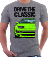 Drive The Classic Nissan 300ZX Z32 Early Model. T-shirt in Heather Grey Colour