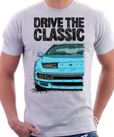 Drive The Classic Nissan 300ZX Z32 Early Model. T-shirt in White Colour