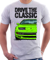 Drive The Classic Nissan 300ZX Z32 Early Model. T-shirt in White Colour