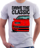 Drive The Classic Nissan 300ZX Z32 Early Model. T-shirt in White Colour