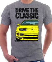 Drive The Classic Nissan 300ZX Z32 Late Model. T-shirt in Heather Grey Colour