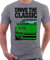 Drive The Classic Nissan 300ZX Z32 Late Model. T-shirt in Heather Grey Colour