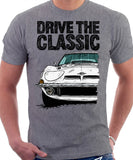 Drive The Classic Opel GT. T-shirt in Heather Grey Colour