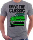 Drive The Classic Opel GT. T-shirt in Heather Grey Colour