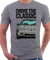 Drive The Classic Pontiac Fiero Aero Package. T-shirt in Heather Grey Colour