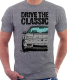 Drive The Classic Pontiac Fiero Aero Package. T-shirt in Heather Grey Colour